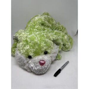 HUGE Dan Dee Plush Lime Green Bunny Easter Pillow 32" RARE